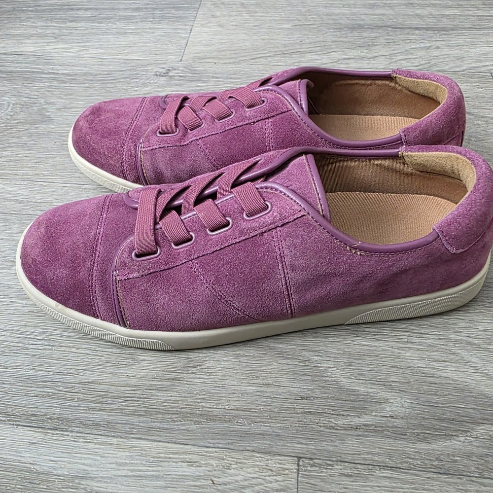 Women’s Suede Casual Sneakers in Mauve Pink
